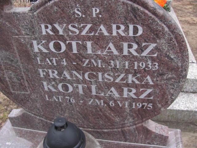 Ryszard Kotlarz Wąchock - Grobonet - Wyszukiwarka osób pochowanych