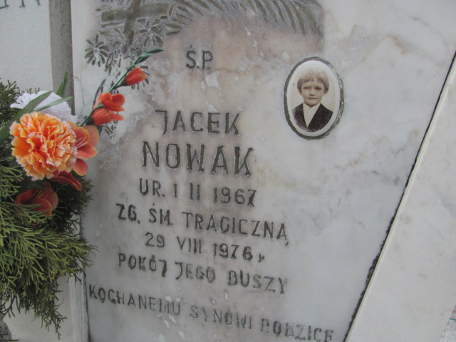 Jacek Nowak 1967 Wąchock - Grobonet - Wyszukiwarka osób pochowanych