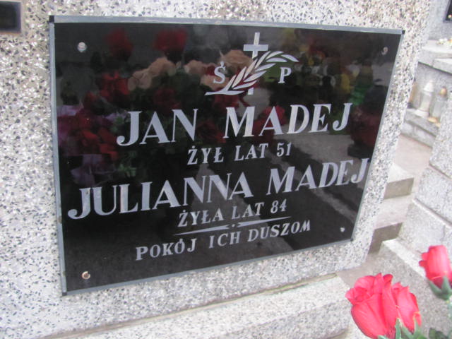 Julianna Madej 1904 Wąchock - Grobonet - Wyszukiwarka osób pochowanych