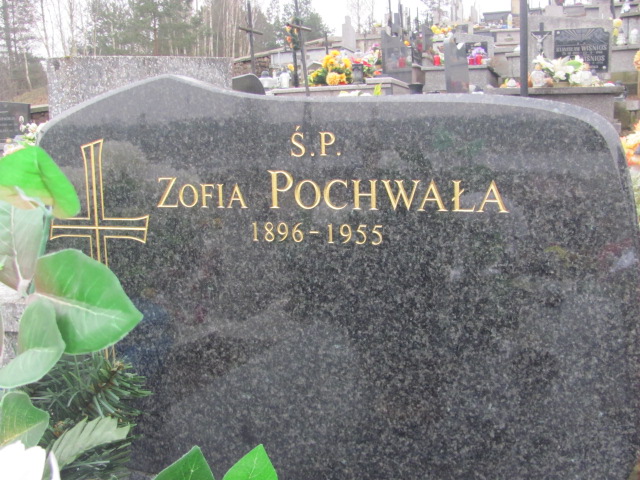 Zofia Pochwała 1896 Wąchock - Grobonet - Wyszukiwarka osób pochowanych
