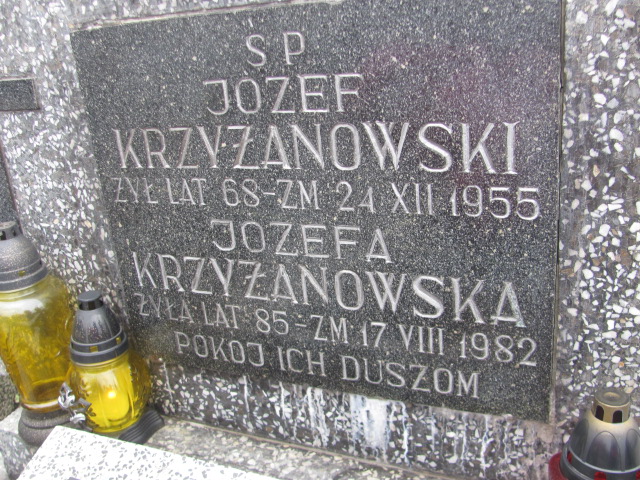 Józef Krzyżanowski 1888 Wąchock - Grobonet - Wyszukiwarka osób pochowanych