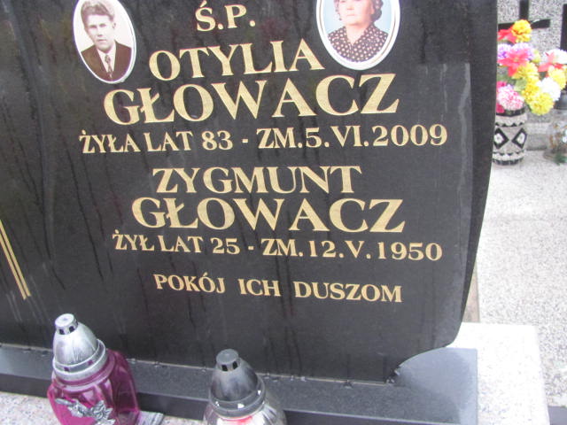 Otylia Głowacz 1926 Wąchock - Grobonet - Wyszukiwarka osób pochowanych