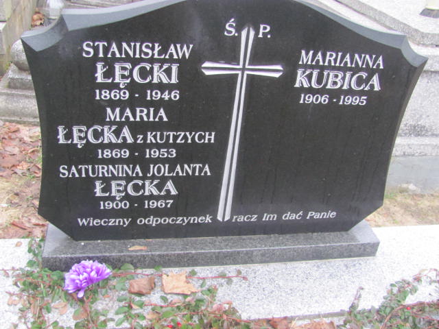 Stanisław Łęcki 1868 Wąchock - Grobonet - Wyszukiwarka osób pochowanych