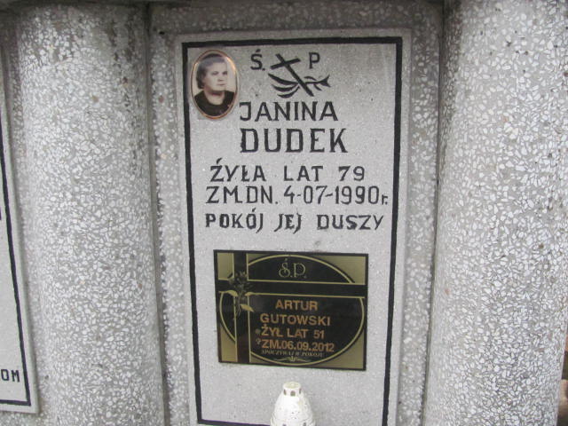 Janina Dudek 1911 Wąchock - Grobonet - Wyszukiwarka osób pochowanych