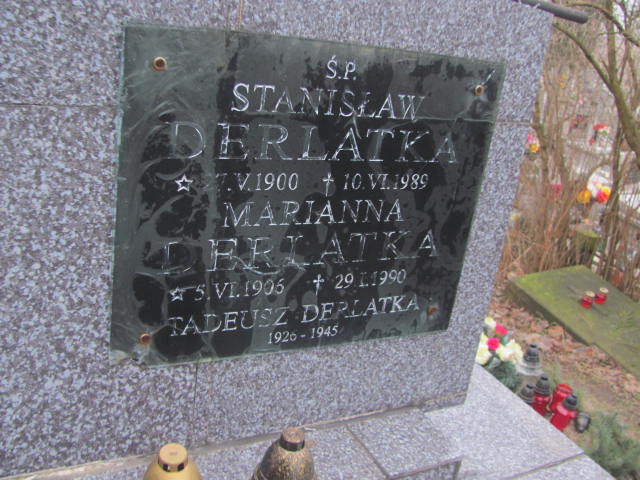 Marianna Derlatka 1906 Wąchock - Grobonet - Wyszukiwarka osób pochowanych