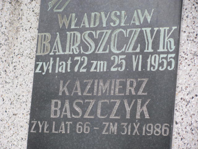Władysław Baszczyk 1883 Wąchock - Grobonet - Wyszukiwarka osób pochowanych