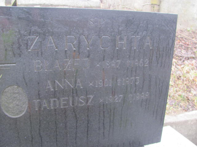 Błażej Zarychta 1897 Wąchock - Grobonet - Wyszukiwarka osób pochowanych