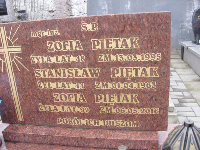 Stanisław Piętak 1919 Wąchock - Grobonet - Wyszukiwarka osób pochowanych