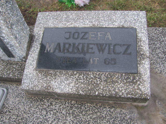 Józefa Markiewicz 1891 Wąchock - Grobonet - Wyszukiwarka osób pochowanych
