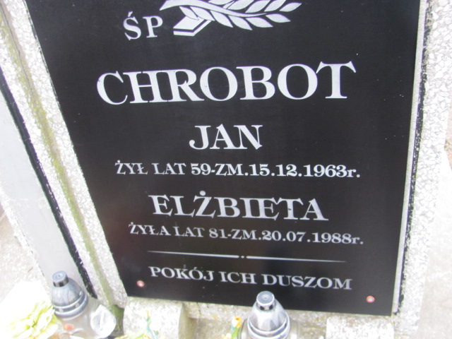 Jan Chrobot 1904 Wąchock - Grobonet - Wyszukiwarka osób pochowanych