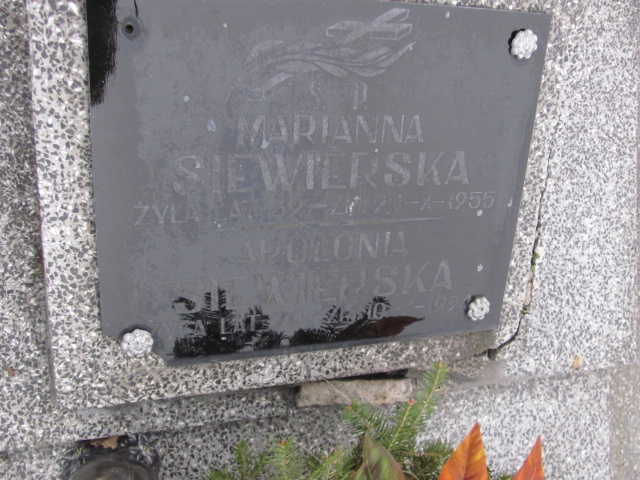 Marjanna Siewierska 1885 Wąchock - Grobonet - Wyszukiwarka osób pochowanych