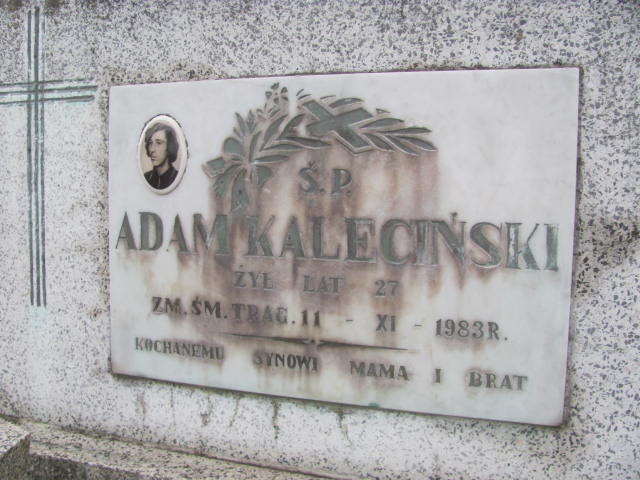 Adam Kaleciński 1957 Wąchock - Grobonet - Wyszukiwarka osób pochowanych