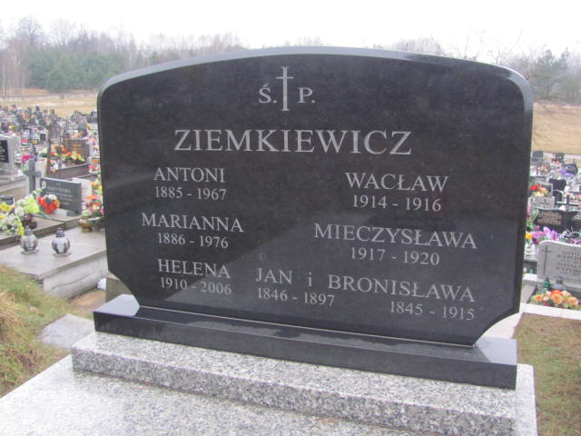 Antoni Ziemkiewicz 1885 Wąchock - Grobonet - Wyszukiwarka osób pochowanych