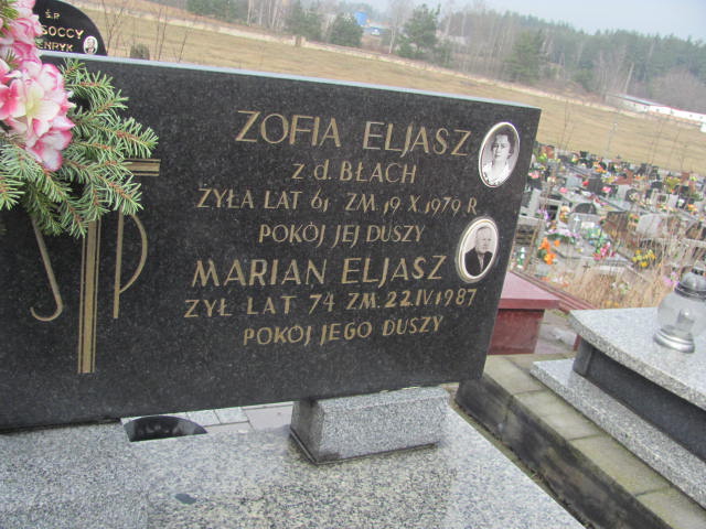 Zofia Eljasz 1917 Wąchock - Grobonet - Wyszukiwarka osób pochowanych