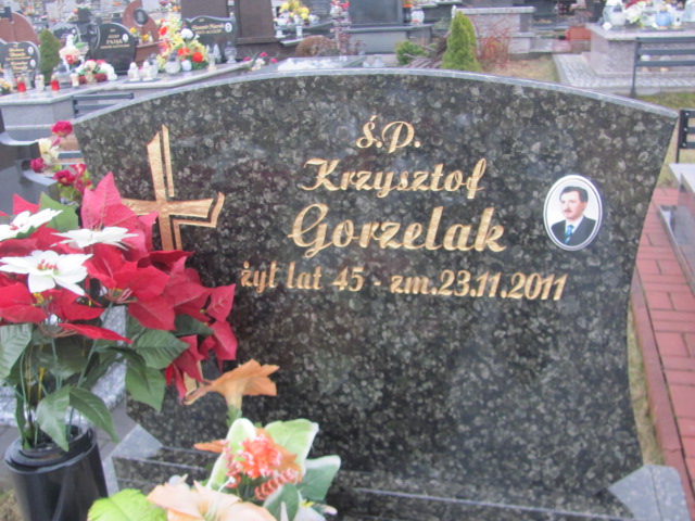 Krzysztof Gorzelak 1966 Wąchock - Grobonet - Wyszukiwarka osób pochowanych