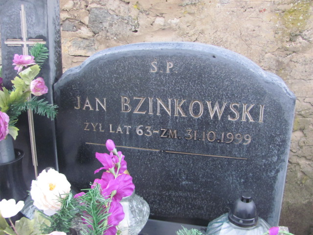 Jan Bzinkowski 1936 Wąchock - Grobonet - Wyszukiwarka osób pochowanych
